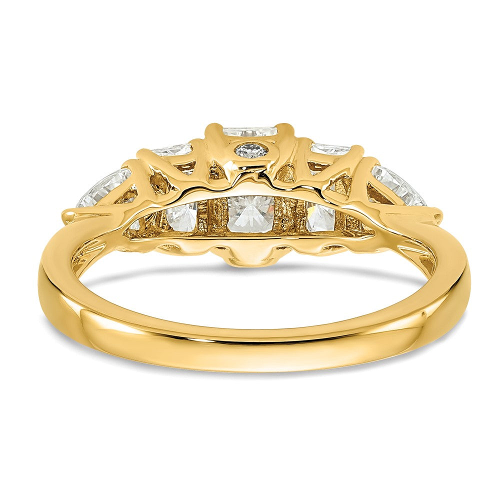 14k 1 5/8ct. G H I True Light Moissanite Engagement Ring