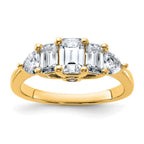 14k 1 5/8ct. G H I True Light Moissanite Engagement Ring