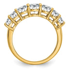 14K Band G H I True Light Moissanite