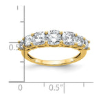 14K Band G H I True Light Moissanite