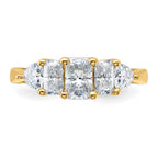 14k 1 3/4ct. G H I True Light Moissanite Engagement Ring