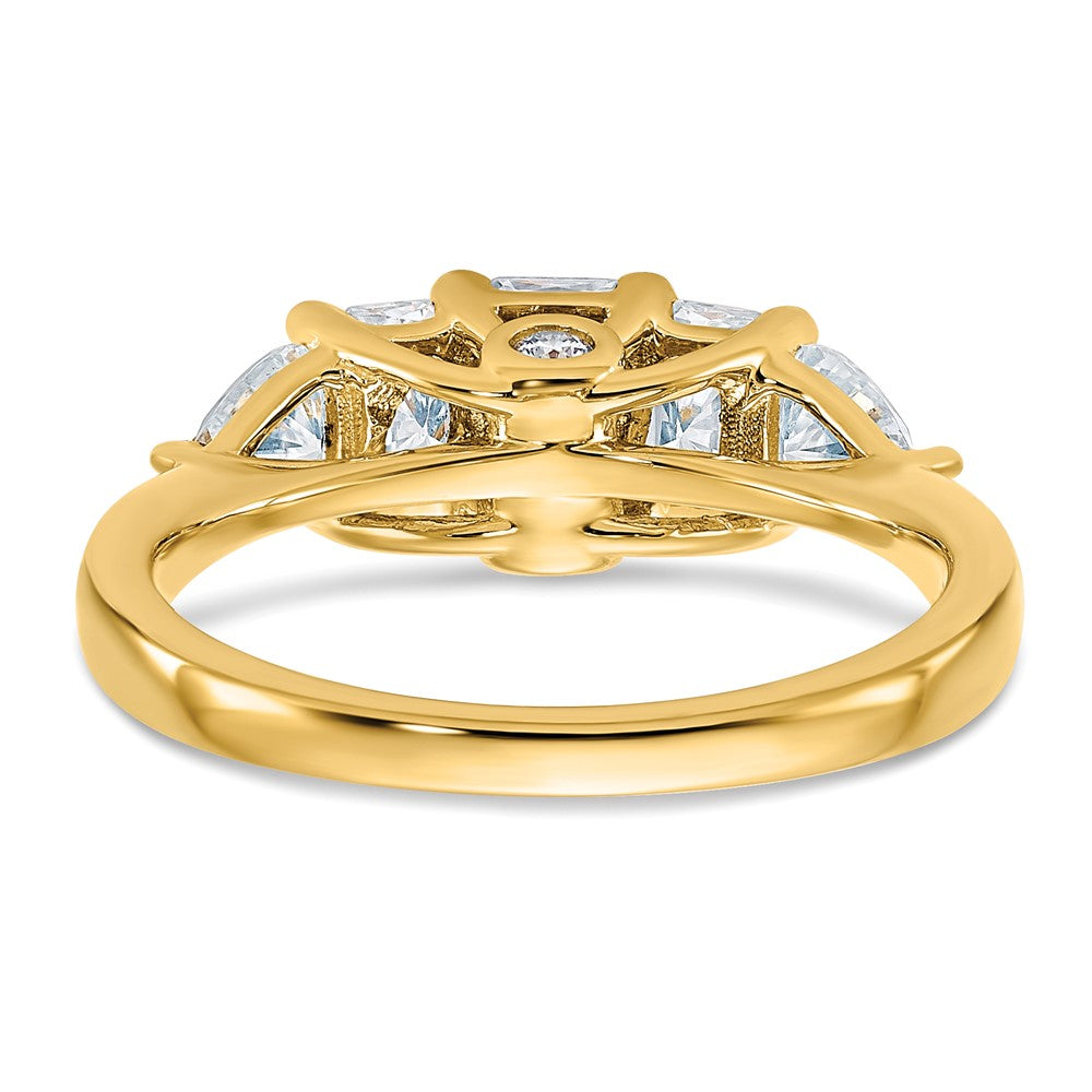 14k 1 3/4ct. G H I True Light Moissanite Engagement Ring