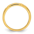 14k 3mm 5-stone 1/20 carat Diamond Band