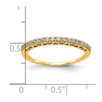 14k 1/4 carat Lab Grown Diamond VS/SI+ G+ Complete Wedding Band