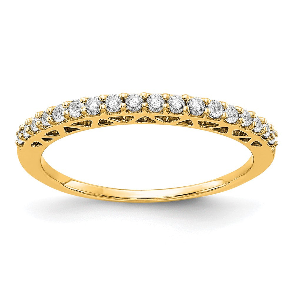 14k 1/4 carat Lab Grown Diamond VS/SI+ G+ Complete Wedding Band