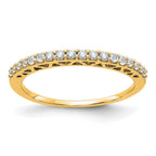 14k 1/4 carat Lab Grown Diamond VS/SI+ G+ Complete Wedding Band