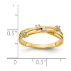 14k 1/10 carat Diamond Fashion Ring
