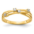 14k 1/10 carat Diamond Fashion Ring