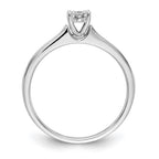 14k White Gold 1/10 carat Diamond Ring