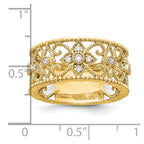 14k 1/4 carat Lab Grown Diamond VS/SI+ G+ Complete Fashion Band