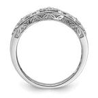 14k White Gold 1/4 carat Diamond Vintage Ring