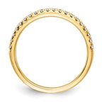 14k 1/4 carat Lab Grown Diamond VS/SI+ G+ Complete Wedding Band