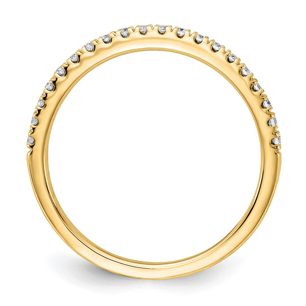 14k 1/4 carat Lab Grown Diamond VS/SI+ G+ Complete Wedding Band