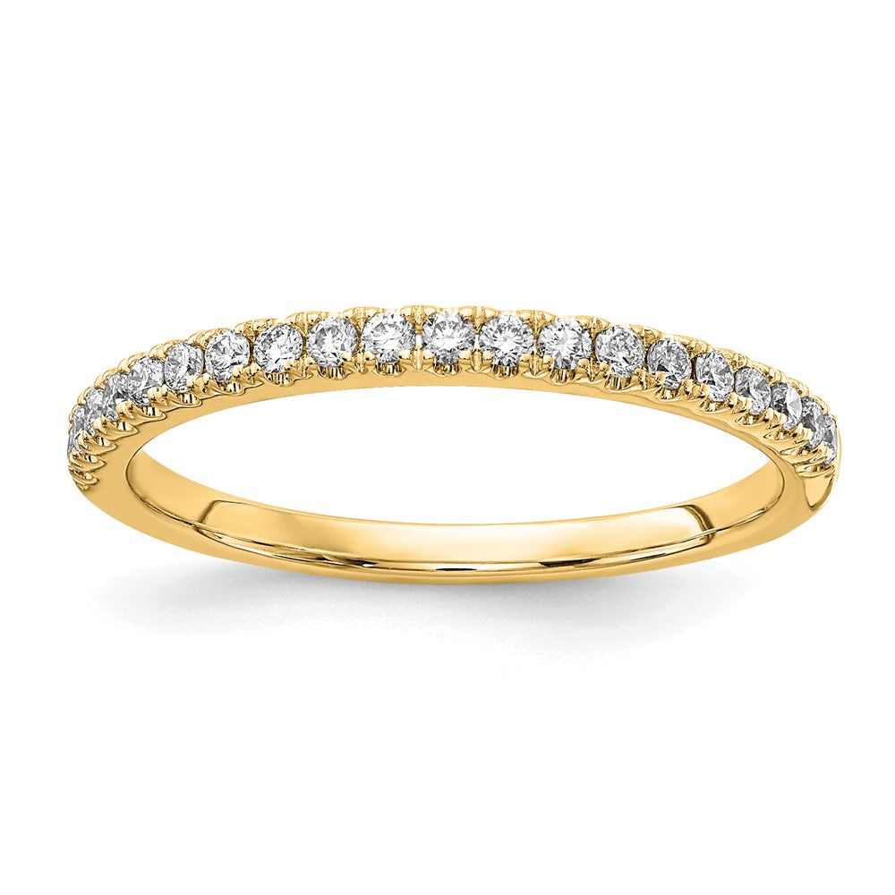 14k 1/4 carat Lab Grown Diamond VS/SI+ G+ Complete Wedding Band