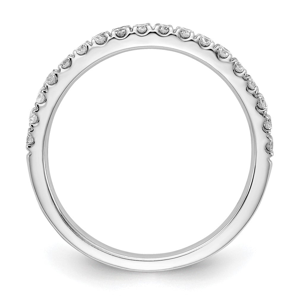 14k White Gold 1/3 carat Lab Grown Diamond VS/SI+ G+ Complete Wedding Band