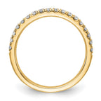 14k 1/3 carat Lab Grown Diamond VS/SI+ G+ Complete Wedding Band