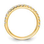 14k 1/2 carat Lab Grown Diamond VS/SI+ G+ Complete Wedding Band