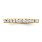 14k 1/2 carat Lab Grown Diamond VS/SI+ G+ Complete Wedding Band