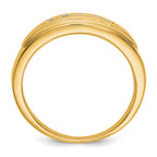 IB Goodman 14k 1/4 carat Diamond 5-stone Mens Channel Ring