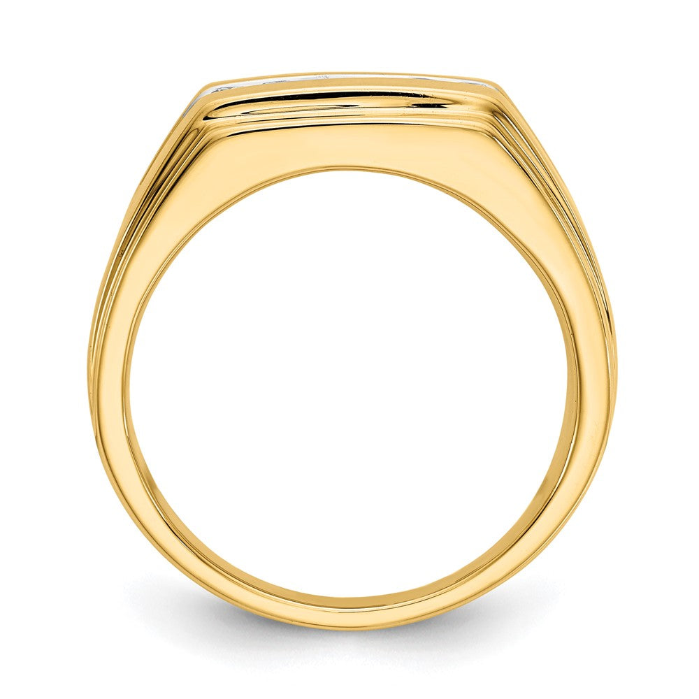 IB Goodman 14k 1/4 carat Diamond 6-stone Mens Ring
