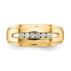IB Goodman 14k 1/4 carat Diamond 6-stone Mens Ring