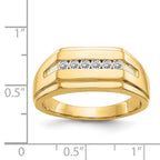 IB Goodman 14k 1/4 carat Diamond 6-stone Mens Ring