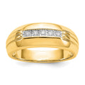 IB Goodman 14k 1/10 carat Diamond 5-stone Mens Ring