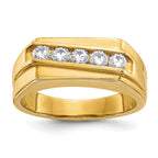 IB Goodman 14k 1/2 carat Diamond 5-stone Mens Ring