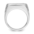 IB Goodman 14k White Gold 1/2 carat Diamond 5-stone Mens Ring
