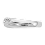 IB Goodman 14k White Gold 1/3 carat Diamond 7-stone Mens Ring