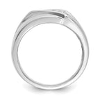 IB Goodman 14k White Gold 1/3 carat Diamond Mens Ring