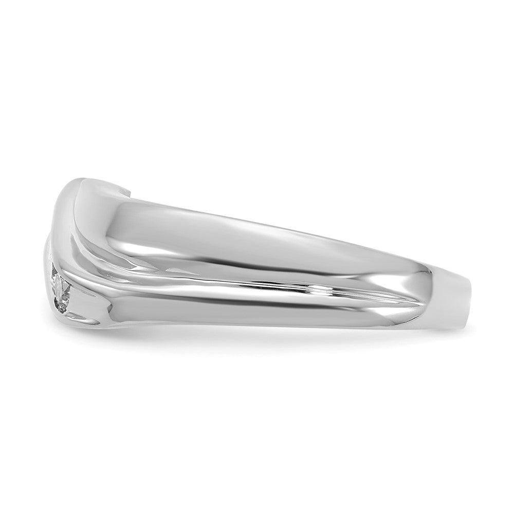 IB Goodman 14k White Gold 1/3 carat Diamond Mens Ring