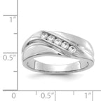 IB Goodman 14k White Gold 1/3 carat Diamond Mens Ring