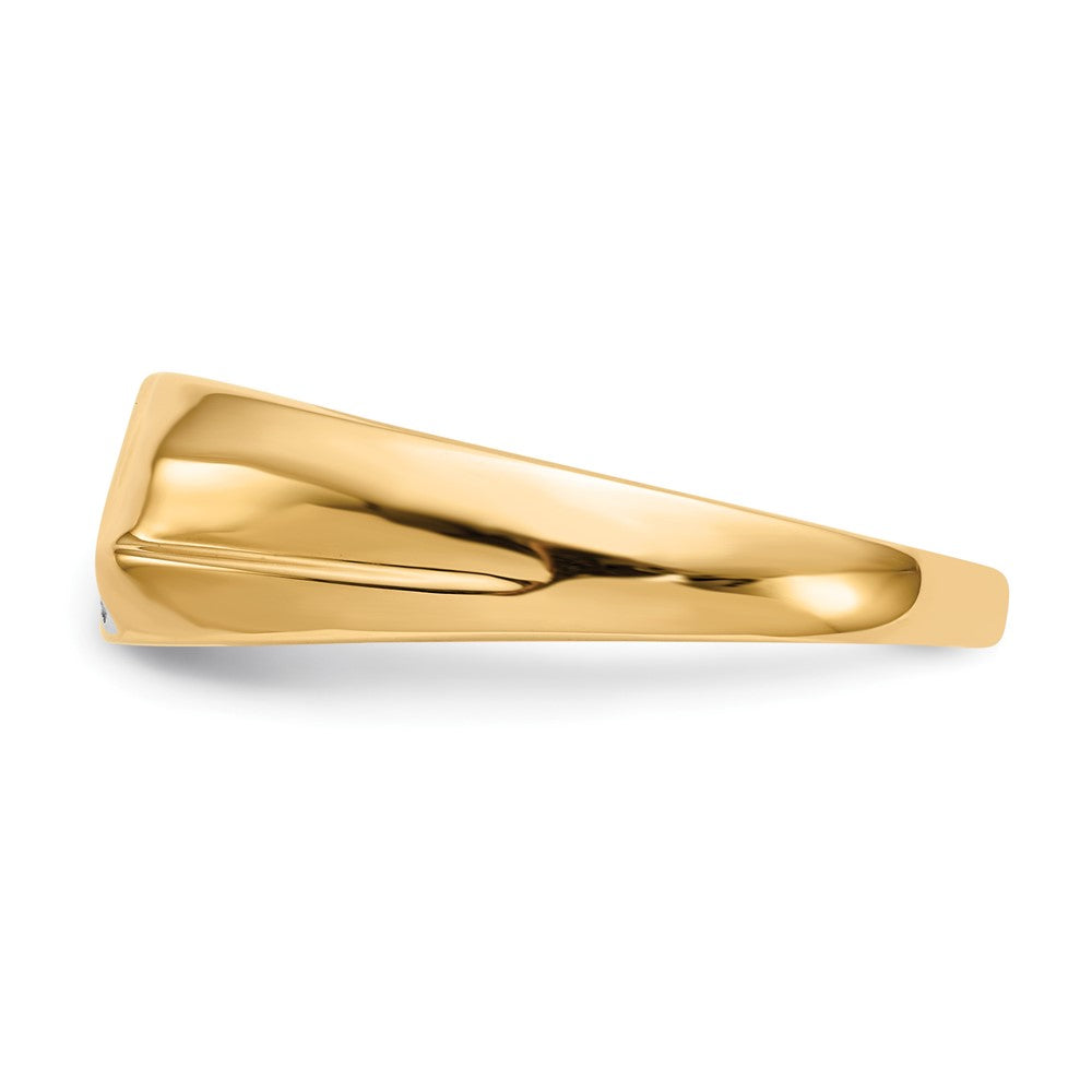 IB Goodman 14k 1/8 carat Diamond Mens Ring