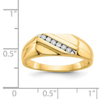 IB Goodman 14k 1/8 carat Diamond Mens Ring