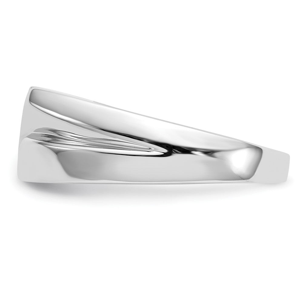 IB Goodman 14k White Gold 1/6 carat Diamond Mens Ring