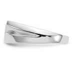 IB Goodman 14k White Gold 1/6 carat Diamond Mens Ring