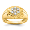 IB Goodman 14k 3/4 carat Diamond Mens Cluster Ring