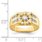 IB Goodman 14k 1 carat AA Diamond Mens Ring