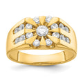 IB Goodman 14k 1 carat AA Diamond Mens Ring