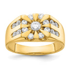 IB Goodman 14k 1 carat AA Diamond Mens Ring