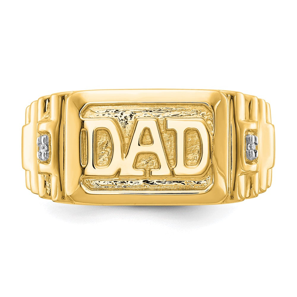 IB Goodman 14k AA Diamond Mens DAD Ring