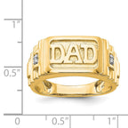 IB Goodman 14k AA Diamond Mens DAD Ring