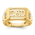 IB Goodman 14k AA Diamond Mens DAD Ring