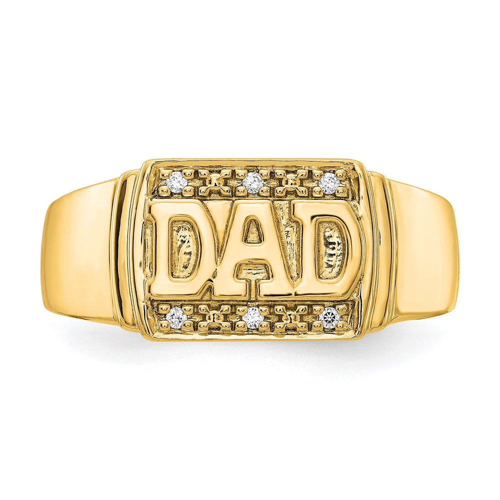 IB Goodman 14k 1/20 carat AA Diamond Mens DAD Ring