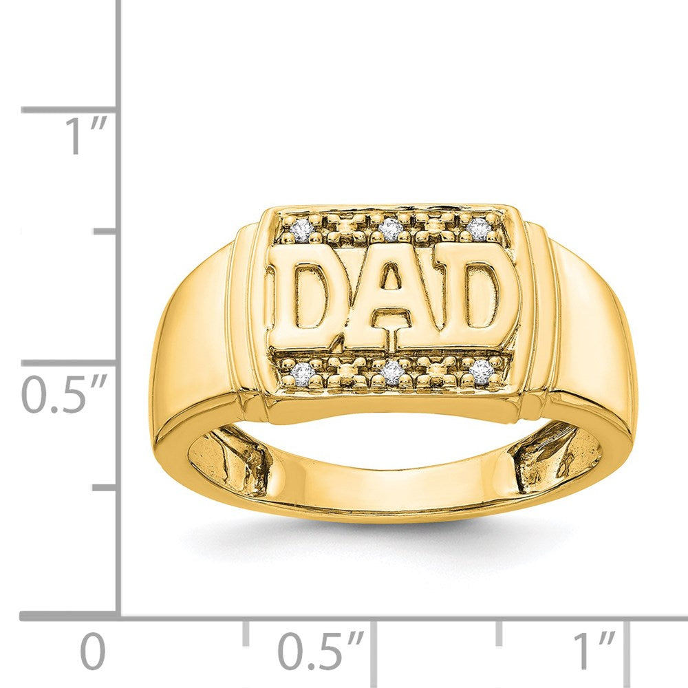 IB Goodman 14k 1/20 carat AA Diamond Mens DAD Ring