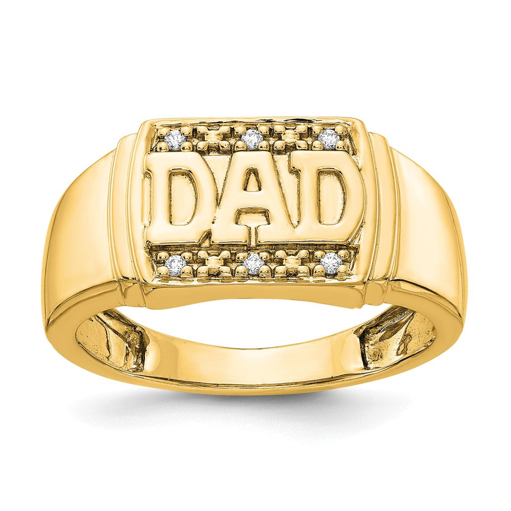 IB Goodman 14k 1/20 carat AA Diamond Mens DAD Ring