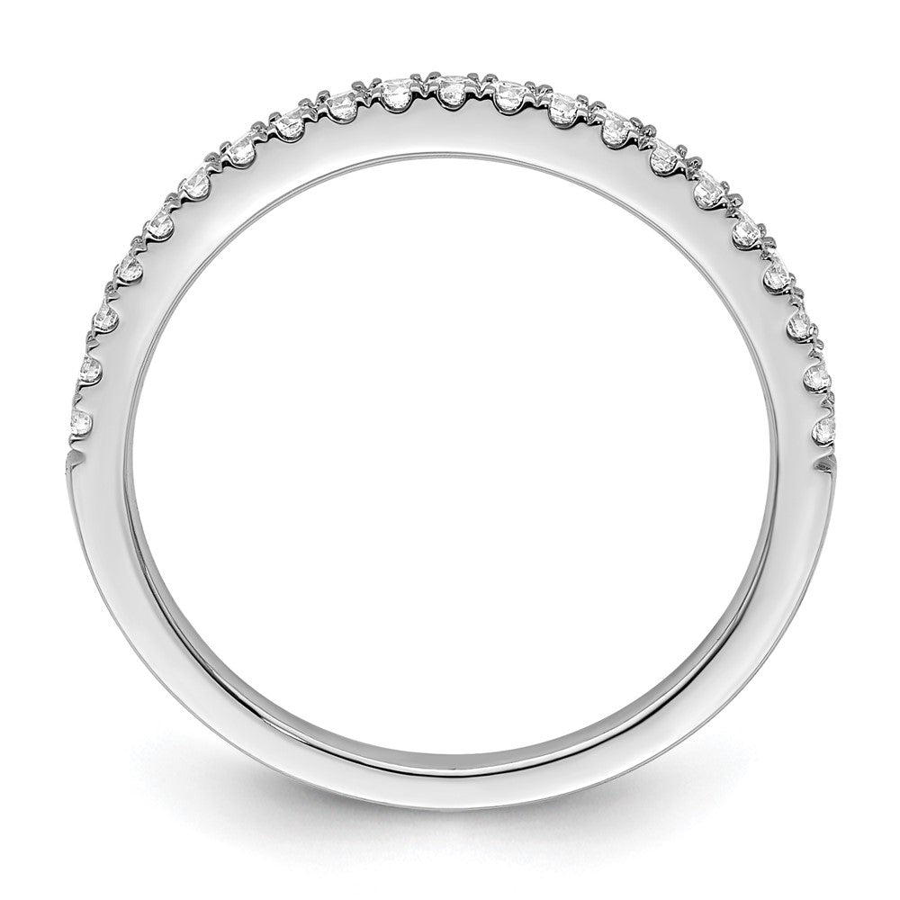 14k White Gold 1/4 carat Lab Grown Diamond VS/SI+ G+ Complete Wedding Band