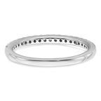 14k White Gold 1/4 carat Lab Grown Diamond VS/SI+ G+ Complete Wedding Band