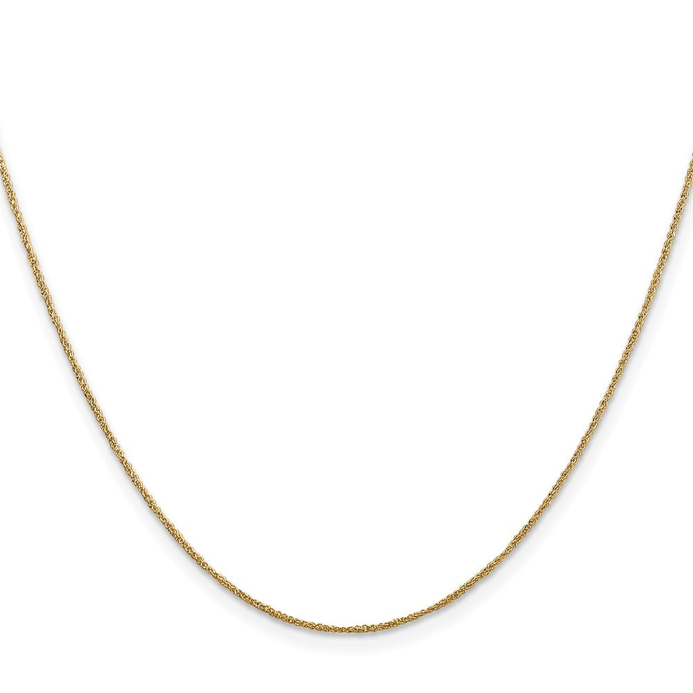 14K .70mm Ropa with Spring Ring Clasp Chain